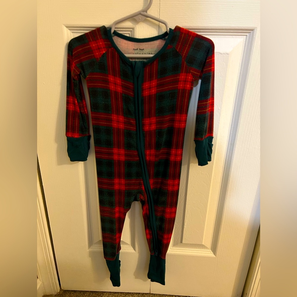 Little Sleepies Tartan Zippy